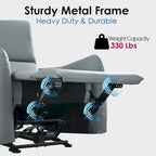 Fauteuil inclinable électrique avec port USB, fauteuil inclinable mural peu encombrant