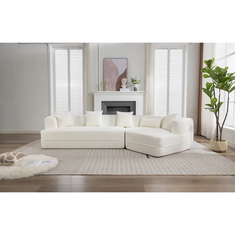 Canapé sectionnel modulaire convertible