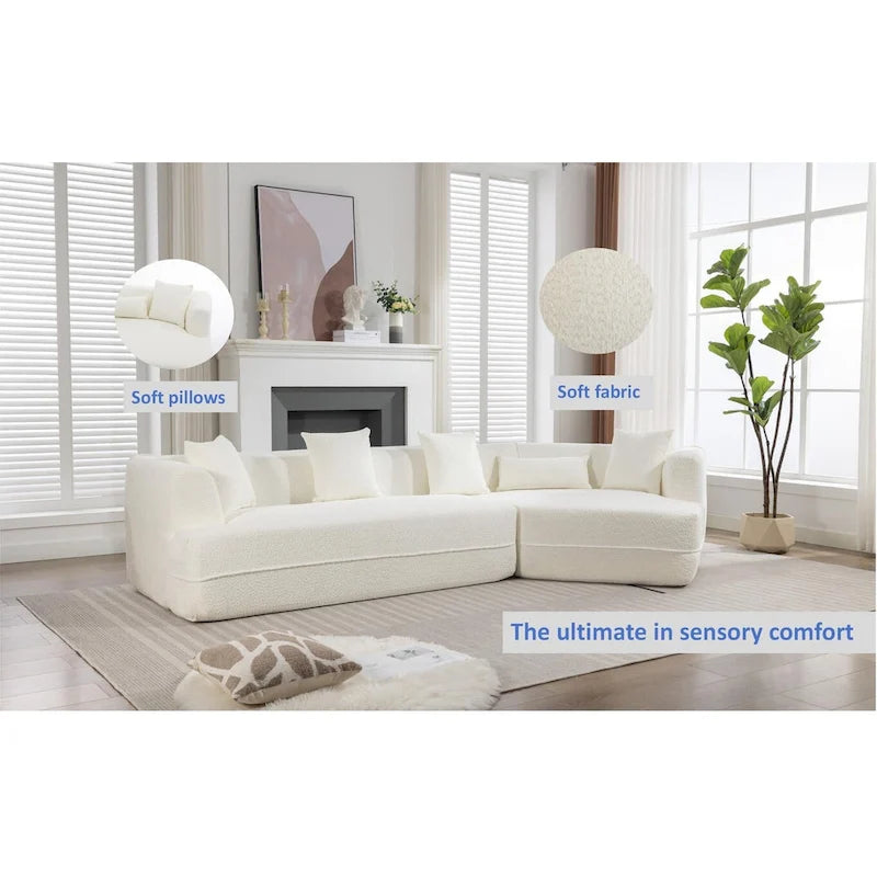 Canapé sectionnel modulaire convertible