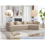 Canapé sectionnel modulaire convertible