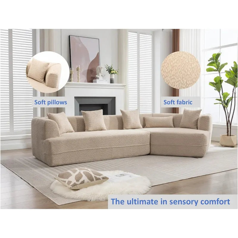Canapé sectionnel modulaire convertible