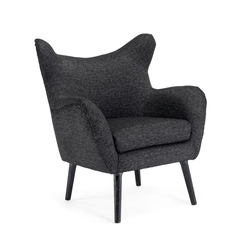 Fauteuil club à dossier haut
