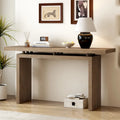 Console flottante de 59 pouces avec placage en frêne