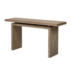 Console flottante de 59 pouces avec placage en frêne