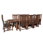 Table de salle à manger et chaises à dossier haut Stow Leaf (2 couleurs disponibles)