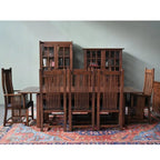 Table de salle à manger et chaises à dossier haut Stow Leaf (2 couleurs disponibles)