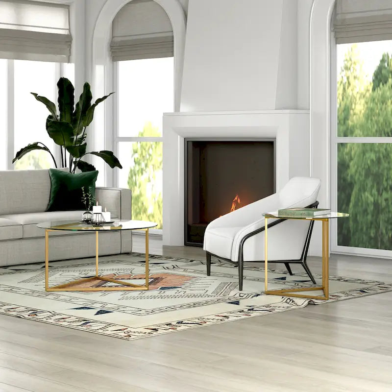 Table d'appoint ronde de 24 po de largeur
