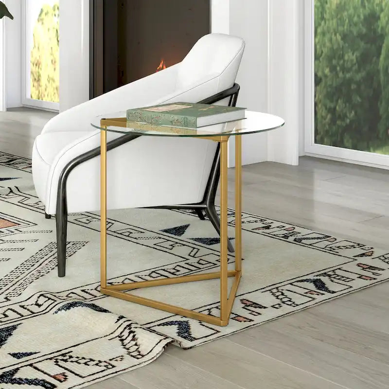 Table d'appoint ronde de 24 po de largeur