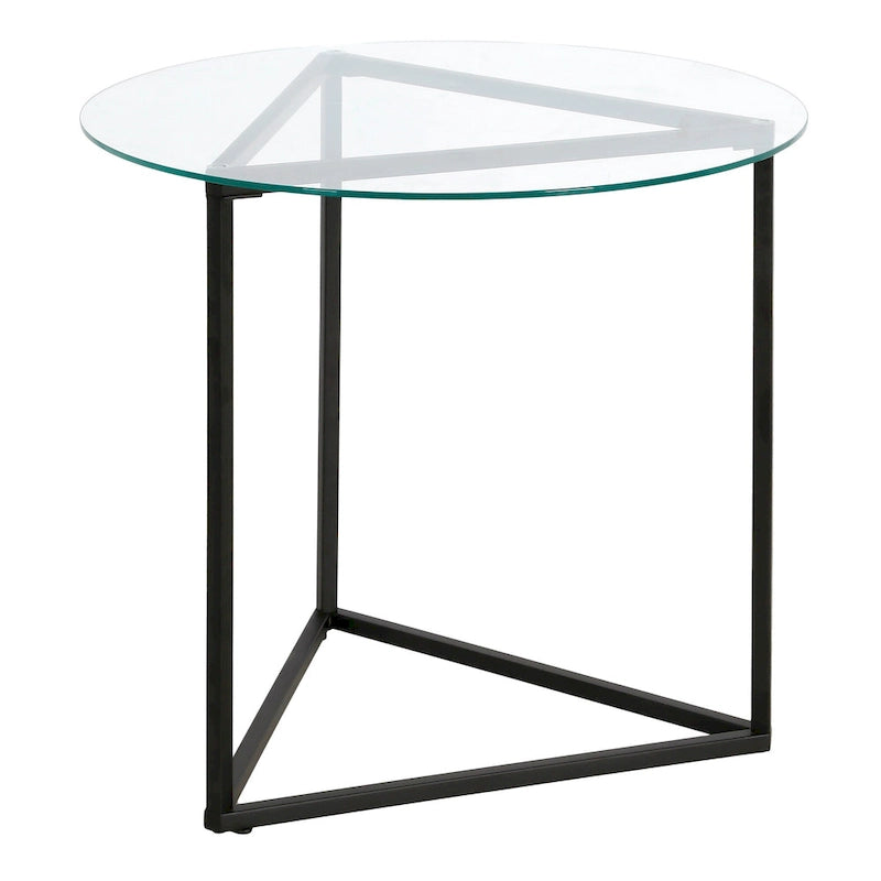 Table d'appoint ronde de 24 po de largeur