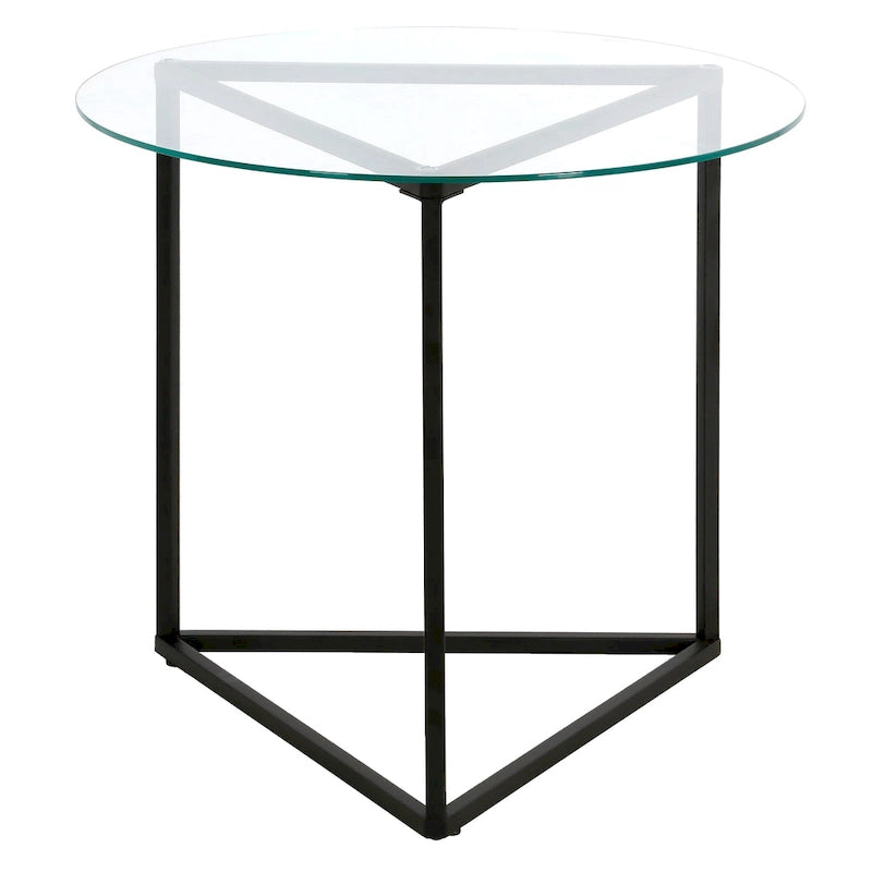 Table d'appoint ronde de 24 po de largeur