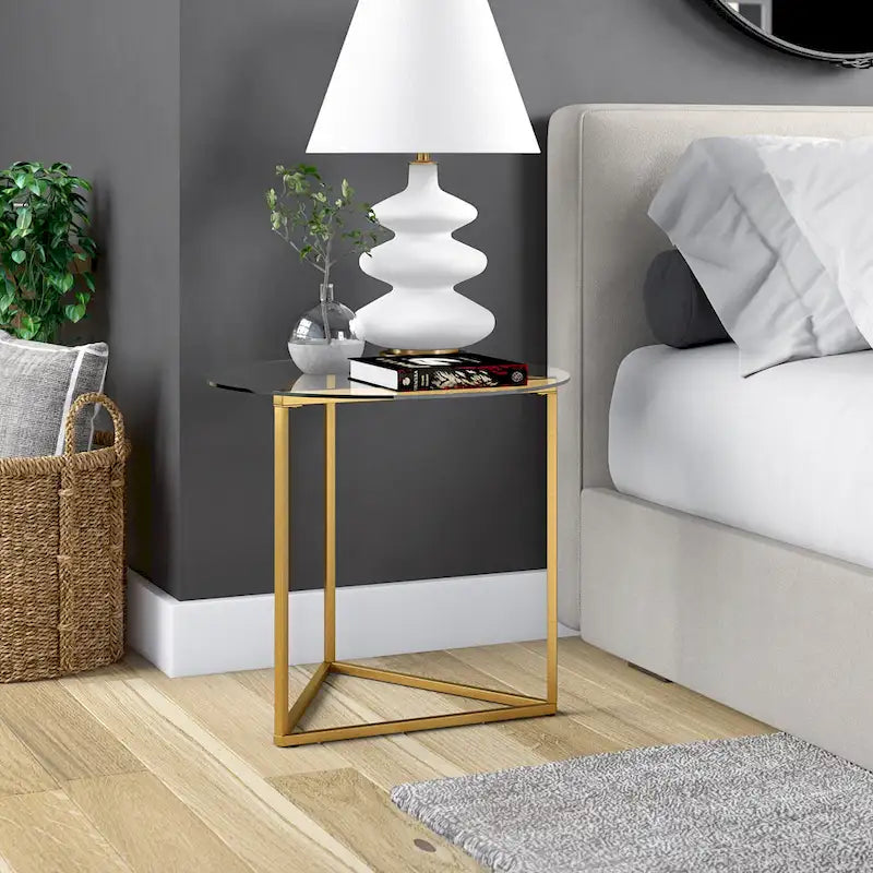 Table d'appoint ronde de 24 po de largeur