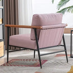 Fauteuil simple et confortable rembourré pour salon