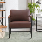 Fauteuil simple et confortable rembourré pour salon