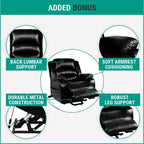 Fauteuil inclinable électrique avec fonction releveur, canapé, fauteuil releveur électrique télécommandé, fauteuils releveurs électriques confortables pour personnes âgées