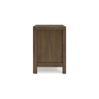 Table de chevet marron clair