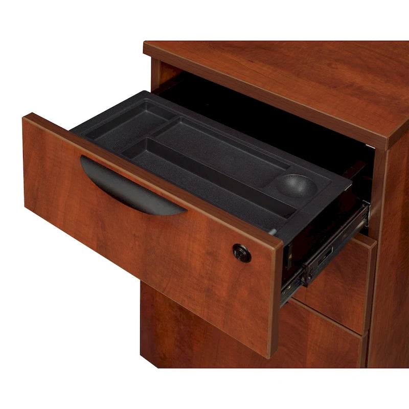 Bureau à un piédestal de 66 pouces