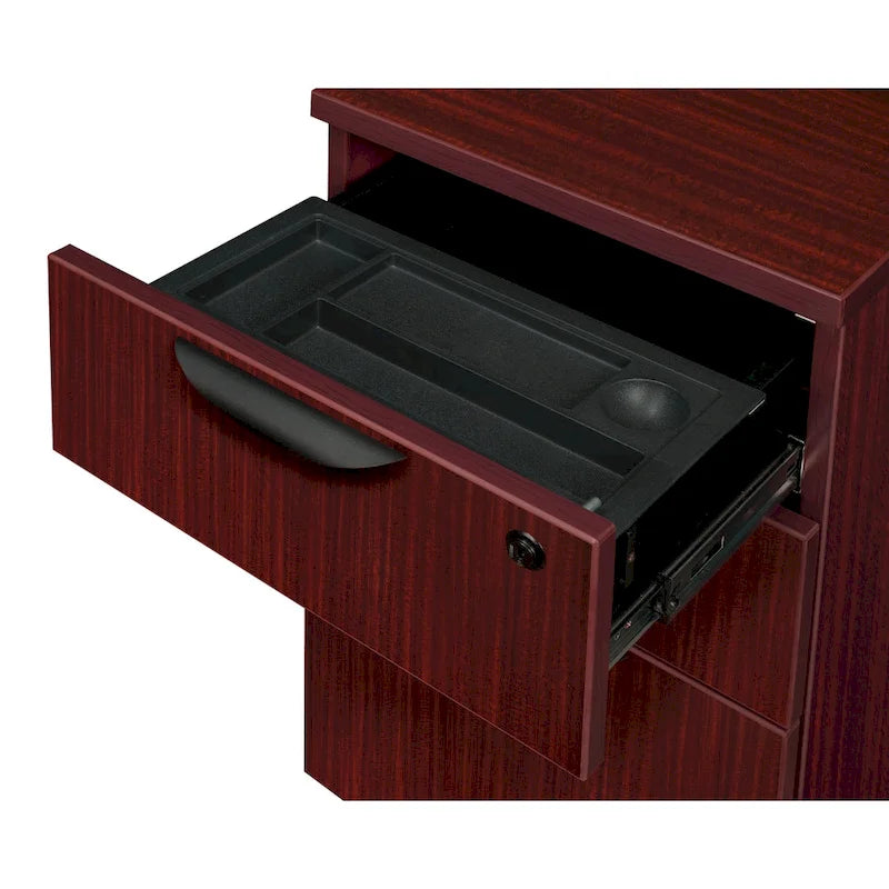 Bureau à un piédestal de 66 pouces