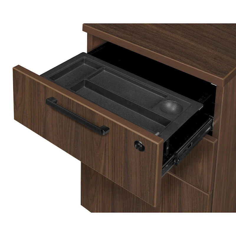 Bureau à un piédestal de 66 pouces