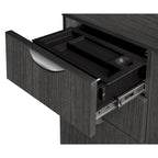 Bureau à un piédestal de 66 pouces
