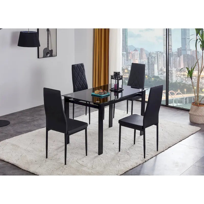 Ensemble table et 5 chaises de salle à manger