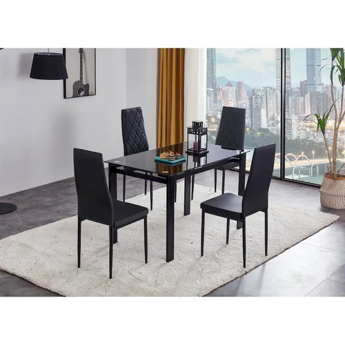 Ensemble table et 5 chaises de salle à manger