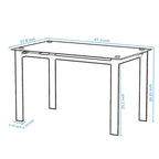 Ensemble table et 5 chaises de salle à manger
