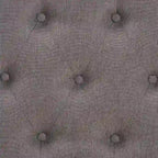 Fauteuil rembourré et son pouf
