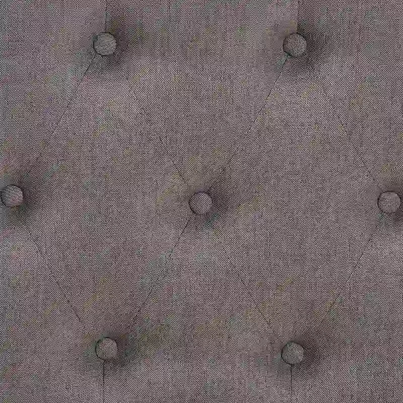 Fauteuil rembourré et son pouf