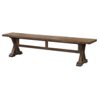 Uttermost Stratford Stony Grey Bench
