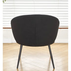 Fauteuil d'appoint de salon en velours, style milieu de siècle