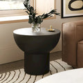 Modrest Fate Modern Black Concrete End Table