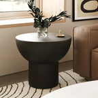 Modrest Fate Modern Black Concrete End Table