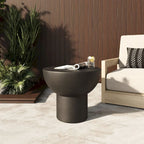 Table d'appoint moderne en béton noir