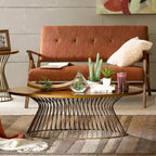 Mercer Coffee TableModern Accent table ,for Living Room Bedroom Studio, Comfy Living Room table Comfy Reading