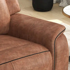 Fauteuil inclinable manuel avec coussins moelleux et confortables