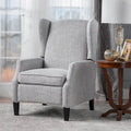 Fauteuils inclinables en tissu traditionnels avec bordure cloutée