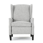 Fauteuils inclinables en tissu traditionnels avec bordure cloutée