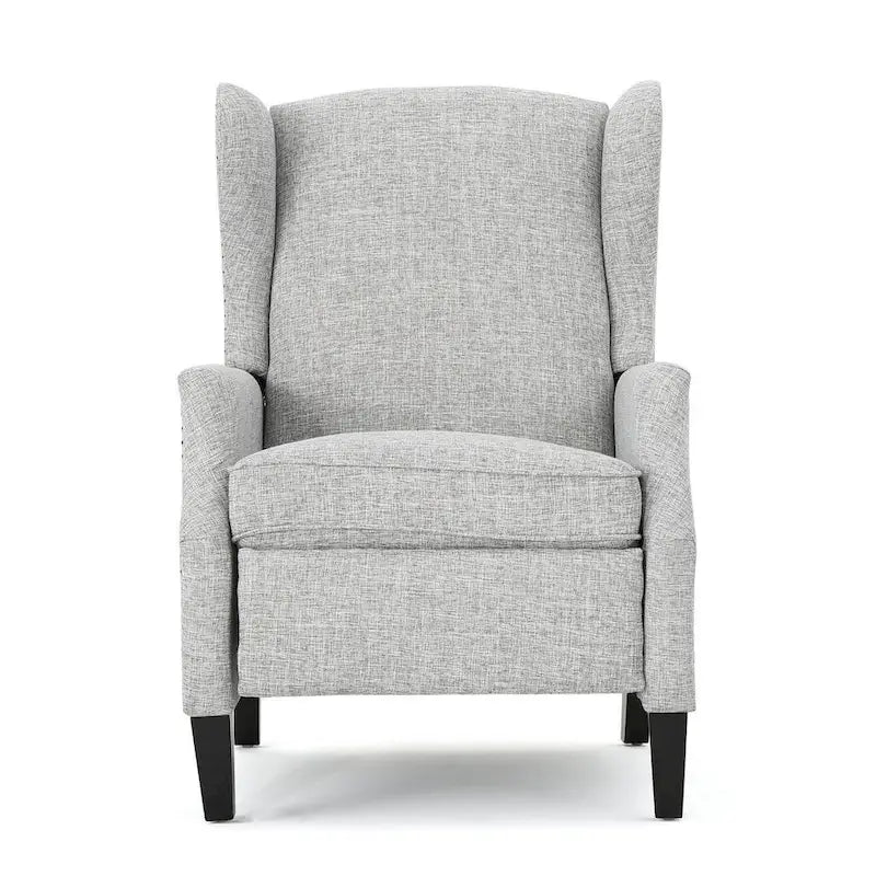 Fauteuils inclinables en tissu traditionnels avec bordure cloutée