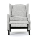 Fauteuils inclinables en tissu traditionnels avec bordure cloutée