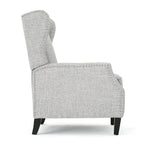 Fauteuils inclinables en tissu traditionnels avec bordure cloutée