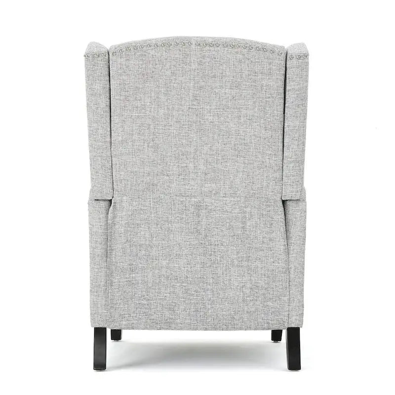 Fauteuils inclinables en tissu traditionnels avec bordure cloutée