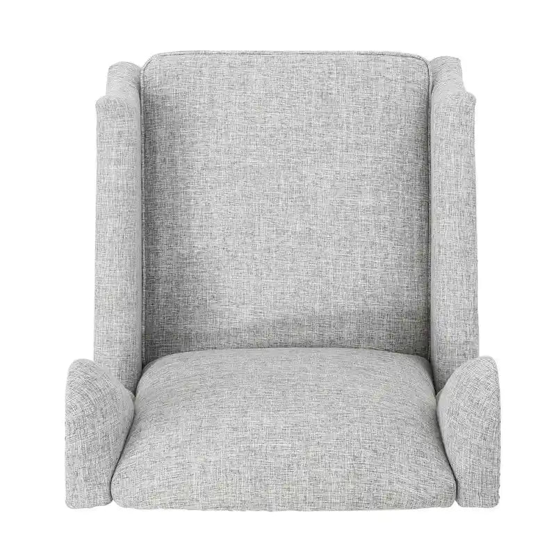Fauteuils inclinables en tissu traditionnels avec bordure cloutée