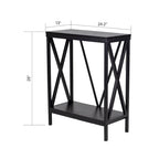 Meuble de support pour aquarium en acier X-Frame de 20 gallons, noir
