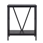 Meuble de support pour aquarium en acier X-Frame de 20 gallons, noir
